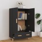 vidaXL Highboard Schwarz 70x31x115 cm Holzwerkstoff vidaXL Highboard Schwarz 70x31x115 cm Holzwerkstoff