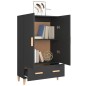 vidaXL Highboard Schwarz 70x31x115 cm Holzwerkstoff vidaXL Highboard Schwarz 70x31x115 cm Holzwerkstoff