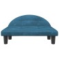 vidaXL Hundebett Blau 70x52x30 cm Samt vidaXL Hundebett Blau 70x52x30 cm Samt