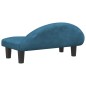 vidaXL Hundebett Blau 70x52x30 cm Samt vidaXL Hundebett Blau 70x52x30 cm Samt