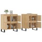 Sideboards 2 Stk. Sonoma-Eiche Holzwerkstoff Sideboards 2 Stk. Sonoma-Eiche Holzwerkstoff