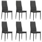 vidaXL Esszimmerstühle 6 Stk. Stoff Dunkelgrau vidaXL Esszimmerstühle 6 Stk. Stoff Dunkelgrau