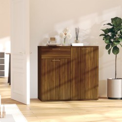 vidaXL Sideboard Braun Eichen-Optik 80x36x75 cm Holzwerkstoff