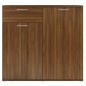 vidaXL Sideboard Braun Eichen-Optik 80x36x75 cm Holzwerkstoff vidaXL Sideboard Braun Eichen-Optik 80x36x75 cm Holzwerkstoff