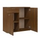 vidaXL Sideboard Braun Eichen-Optik 80x36x75 cm Holzwerkstoff vidaXL Sideboard Braun Eichen-Optik 80x36x75 cm Holzwerkstoff