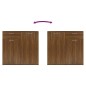 vidaXL Sideboard Braun Eichen-Optik 80x36x75 cm Holzwerkstoff vidaXL Sideboard Braun Eichen-Optik 80x36x75 cm Holzwerkstoff