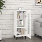 vidaXL Sideboard Weiß 34,5x34x90 cm Holzwerkstoff vidaXL Sideboard Weiß 34,5x34x90 cm Holzwerkstoff
