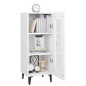 vidaXL Sideboard Weiß 34,5x34x90 cm Holzwerkstoff vidaXL Sideboard Weiß 34,5x34x90 cm Holzwerkstoff