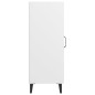 vidaXL Sideboard Weiß 34,5x34x90 cm Holzwerkstoff vidaXL Sideboard Weiß 34,5x34x90 cm Holzwerkstoff