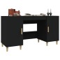 vidaXL Schreibtisch Schwarz 140x50x75 cm Holzwerkstoff vidaXL Schreibtisch Schwarz 140x50x75 cm Holzwerkstoff