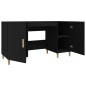 vidaXL Schreibtisch Schwarz 140x50x75 cm Holzwerkstoff vidaXL Schreibtisch Schwarz 140x50x75 cm Holzwerkstoff