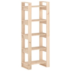 vidaXL Bücherregal/Raumteiler 60x35x160 cm Massivholz