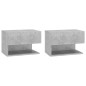 vidaXL Wand-Nachttische 2 Stk. Betongrau vidaXL Wand-Nachttische 2 Stk. Betongrau