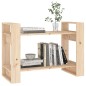 vidaXL Bücherregal/Raumteiler 80x35x56,5 cm Massivholz Kiefer vidaXL Bücherregal/Raumteiler 80x35x56,5 cm Massivholz Kiefer