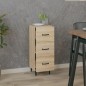 vidaXL Sideboard Sonoma-Eiche 34,5x34x90 cm Holzwerkstoff vidaXL Sideboard Sonoma-Eiche 34,5x34x90 cm Holzwerkstoff