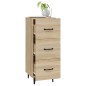 vidaXL Sideboard Sonoma-Eiche 34,5x34x90 cm Holzwerkstoff vidaXL Sideboard Sonoma-Eiche 34,5x34x90 cm Holzwerkstoff