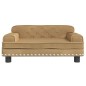 vidaXL Hundebett Braun 70x45x30 cm Samt vidaXL Hundebett Braun 70x45x30 cm Samt