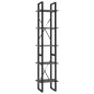 vidaXL Bücherregal 5 Fächer Grau 40x30x175 cm Holzwerkstoff vidaXL Bücherregal 5 Fächer Grau 40x30x175 cm Holzwerkstoff