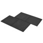 vidaXL Fallschutzfliesen 18 Stk. Gummi 50 x 50 x 3 cm Schwarz vidaXL Fallschutzfliesen 18 Stk. Gummi 50 x 50 x 3 cm Schwarz