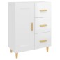 vidaXL Sideboard Hochglanz-Weiß 69,5x34x90 cm Holzwerkstoff vidaXL Sideboard Hochglanz-Weiß 69,5x34x90 cm Holzwerkstoff