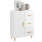 vidaXL Sideboard Hochglanz-Weiß 69,5x34x90 cm Holzwerkstoff vidaXL Sideboard Hochglanz-Weiß 69,5x34x90 cm Holzwerkstoff