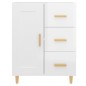 vidaXL Sideboard Hochglanz-Weiß 69,5x34x90 cm Holzwerkstoff vidaXL Sideboard Hochglanz-Weiß 69,5x34x90 cm Holzwerkstoff