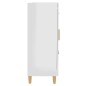 vidaXL Sideboard Hochglanz-Weiß 69,5x34x90 cm Holzwerkstoff vidaXL Sideboard Hochglanz-Weiß 69,5x34x90 cm Holzwerkstoff