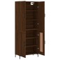 Highboard Braun Eichen-Optik 69,5x34x180 cm Holzwerkstoff Highboard Braun Eichen-Optik 69,5x34x180 cm Holzwerkstoff