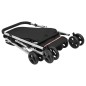 vidaXL Hundewagen Faltbar Schwarz 100x49x96 cm Leinenstoff vidaXL Hundewagen Faltbar Schwarz 100x49x96 cm Leinenstoff