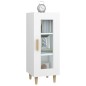 vidaXL Sideboard Weiß 34,5x34x90 cm Holzwerkstoff vidaXL Sideboard Weiß 34,5x34x90 cm Holzwerkstoff