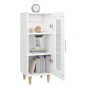 vidaXL Sideboard Weiß 34,5x34x90 cm Holzwerkstoff vidaXL Sideboard Weiß 34,5x34x90 cm Holzwerkstoff