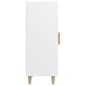 vidaXL Sideboard Weiß 34,5x34x90 cm Holzwerkstoff vidaXL Sideboard Weiß 34,5x34x90 cm Holzwerkstoff