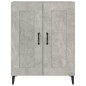 vidaXL Sideboard Betongrau 69,5x34x90 cm Holzwerkstoff vidaXL Sideboard Betongrau 69,5x34x90 cm Holzwerkstoff
