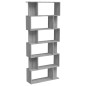 vidaXL Bücherregal/Raumteiler Grau Sonoma 80x24x192 cm Holzwerkstoff vidaXL Bücherregal/Raumteiler Grau Sonoma 80x24x192 cm Holzwerkstoff