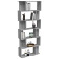 vidaXL Bücherregal/Raumteiler Grau Sonoma 80x24x192 cm Holzwerkstoff vidaXL Bücherregal/Raumteiler Grau Sonoma 80x24x192 cm Holzwerkstoff