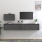 vidaXL TV-Schränke 3 Stk. Grau Massivholz Kiefer vidaXL TV-Schränke 3 Stk. Grau Massivholz Kiefer
