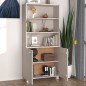 vidaXL Highboard HAMAR Massivholz Kiefer Weiß vidaXL Highboard HAMAR Massivholz Kiefer Weiß