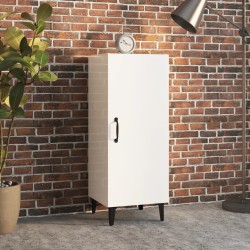 vidaXL Sideboard Hochglanz-Weiß 34,5x34x90 cm Holzwerkstoff