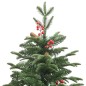 vidaXL Künstlicher Weihnachtsbaum Klappbar mit Zapfen & Beeren 240 cm vidaXL Künstlicher Weihnachtsbaum Klappbar mit Zapfen & Beeren 240 cm