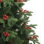 vidaXL Künstlicher Weihnachtsbaum Klappbar mit Zapfen & Beeren 240 cm vidaXL Künstlicher Weihnachtsbaum Klappbar mit Zapfen & Beeren 240 cm