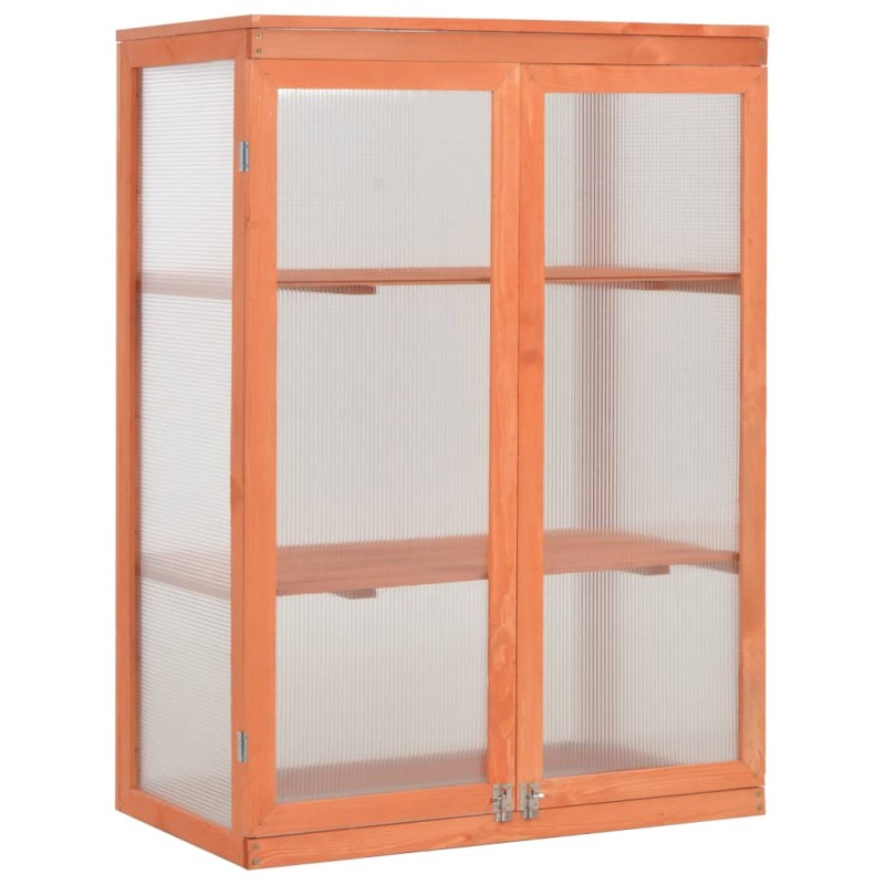 vidaXL Gewächshaus-Schrank Holz 75x47x109 cm vidaXL Gewächshaus-Schrank Holz 75x47x109 cm