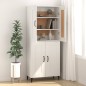 vidaXL Sideboard Weiß 69,5x34x90 cm Holzwerkstoff vidaXL Sideboard Weiß 69,5x34x90 cm Holzwerkstoff