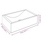 vidaXL Waschtisch mit Creme Marmorbecken Massivholz Teak vidaXL Waschtisch mit Creme Marmorbecken Massivholz Teak