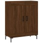 Highboard Braun Eichen-Optik 69,5x34x180 cm Holzwerkstoff Highboard Braun Eichen-Optik 69,5x34x180 cm Holzwerkstoff