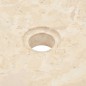 vidaXL Waschtisch Massivholz Teak mit Waschbecken Marmor Creme vidaXL Waschtisch Massivholz Teak mit Waschbecken Marmor Creme