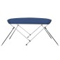 vidaXL 2-Bow Bimini Top Marineblau 150x120x110 cm vidaXL 2-Bow Bimini Top Marineblau 150x120x110 cm