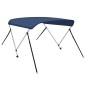 vidaXL 2-Bow Bimini Top Marineblau 150x120x110 cm vidaXL 2-Bow Bimini Top Marineblau 150x120x110 cm