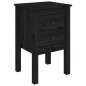 vidaXL Nachttische 2 Stk. Schwarz 40x35x61,5 cm Massivholz Kiefer vidaXL Nachttische 2 Stk. Schwarz 40x35x61,5 cm Massivholz Kiefer