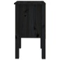 vidaXL Nachttische 2 Stk. Schwarz 40x35x61,5 cm Massivholz Kiefer vidaXL Nachttische 2 Stk. Schwarz 40x35x61,5 cm Massivholz Kiefer