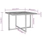 9-tlg. Garten-Essgruppe Poly Rattan Akazienholz Schwarz 9-tlg. Garten-Essgruppe Poly Rattan Akazienholz Schwarz